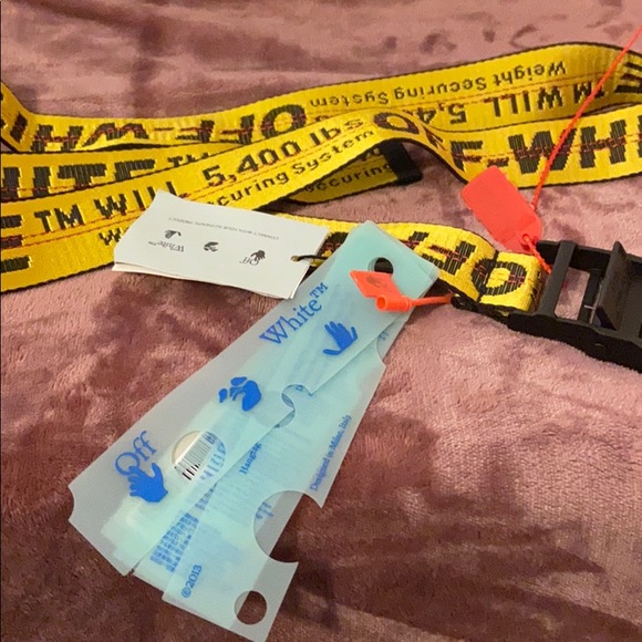 Off White Industrial Belt